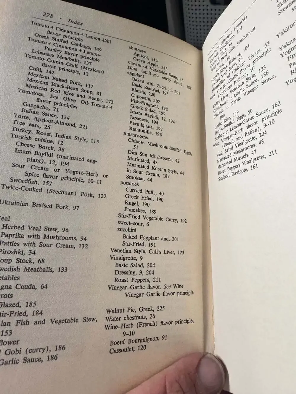 The Flavor-Principle Cookbook by Elisabeth Rozin Hawthorn 1973 Hardcover